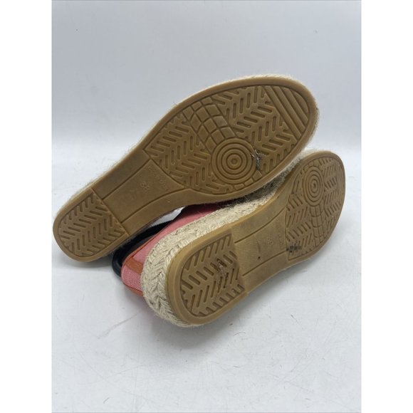 LA MAISON DE L'ESPADRILLE Color espadrilles 38 Coral Lace Up Shoes Made In Spain - Picture 9 of 11